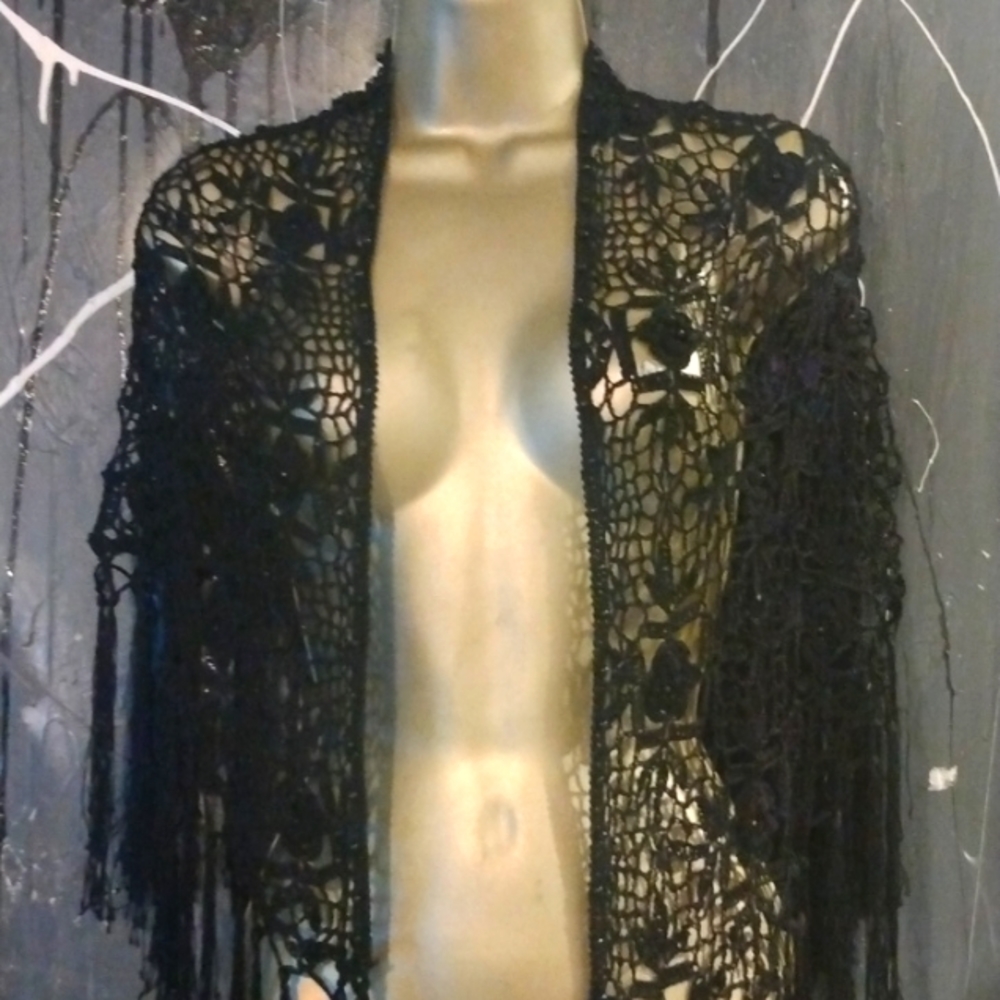 Silk Floral Shawl
